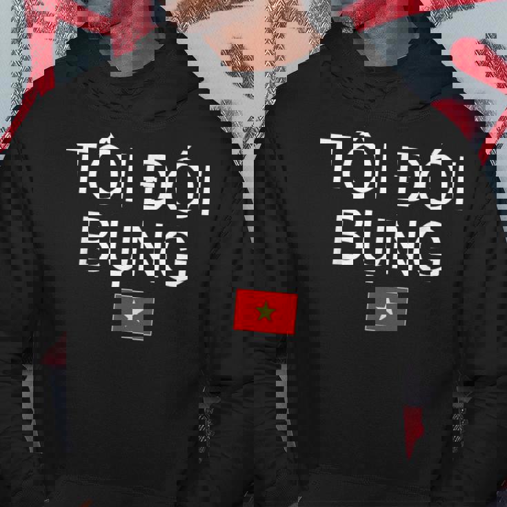 ベトナム語でお腹が空いた ベトナム パーカー 面白い贈り物