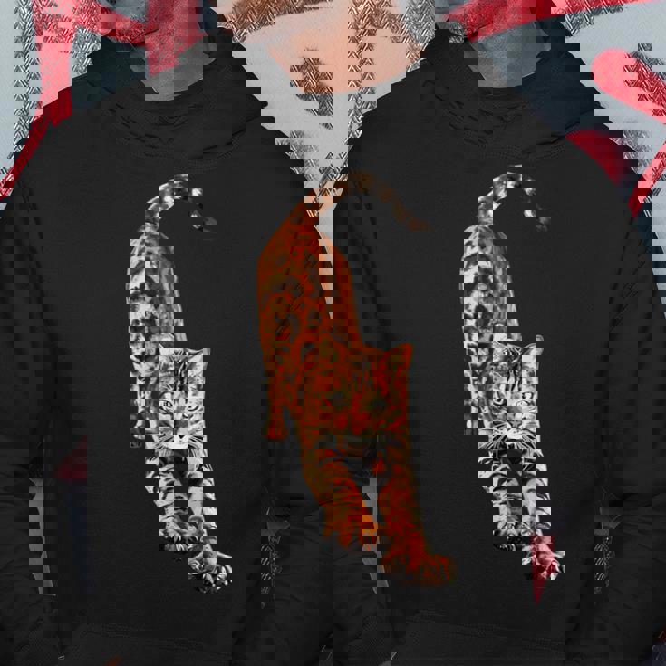 ベンガル猫ストレッチ パーカー 面白い贈り物