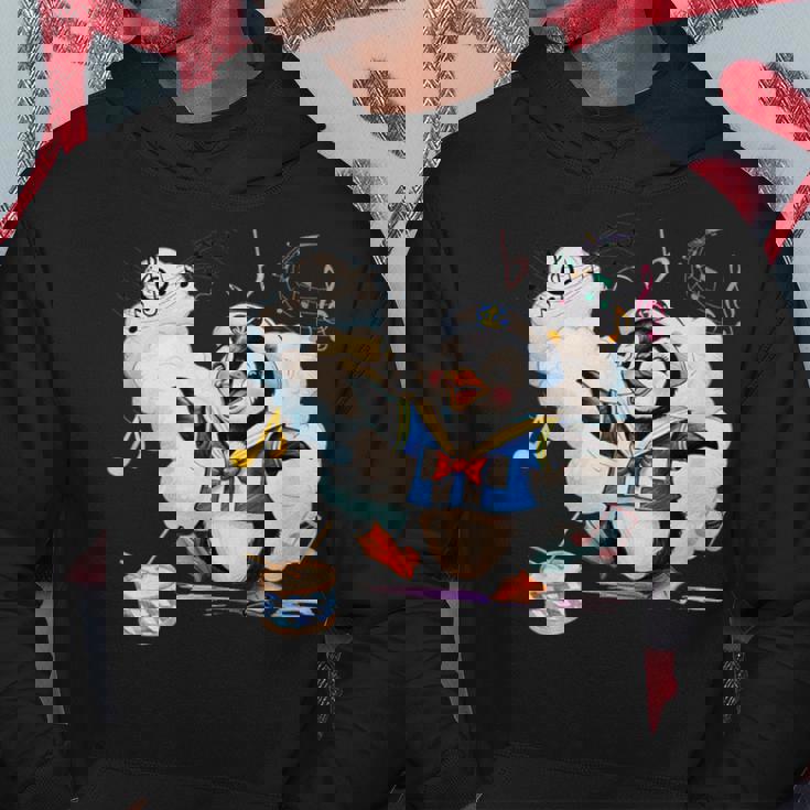 ペンギン 水兵 セーラー襟 錨マーク リボン 可愛い 赤 青 黄色 ピンク 水色 パーカー 面白い贈り物