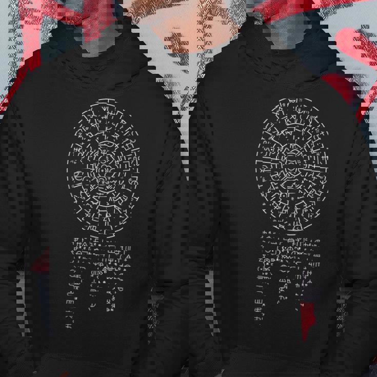 ホツマ文字によるフトマニ図「ひふみ祝詞」 パーカー 面白い贈り物