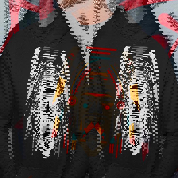 ホピ族アート シャーマン ネイティブ南西アメリカ インディアン スタイル パーカー 面白い贈り物