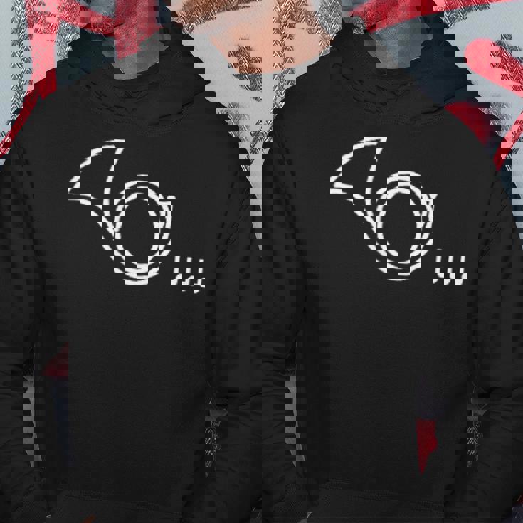 ホルン 音符 楽譜 音楽 楽器 音楽雑貨 シンプル 可愛い パーカー 面白い贈り物