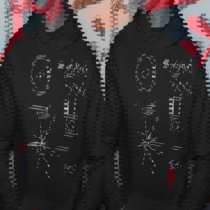 ボイジャーゴールデンレコード Nasa パーカー 面白い贈り物