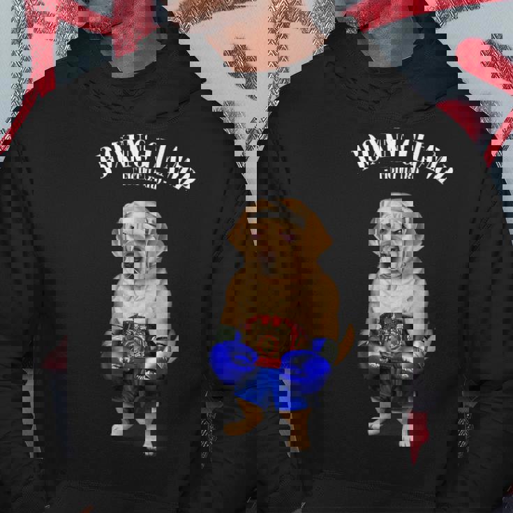 ボクシングチャンピオン ラブラドールレトリバー 犬 パーカー 面白い贈り物