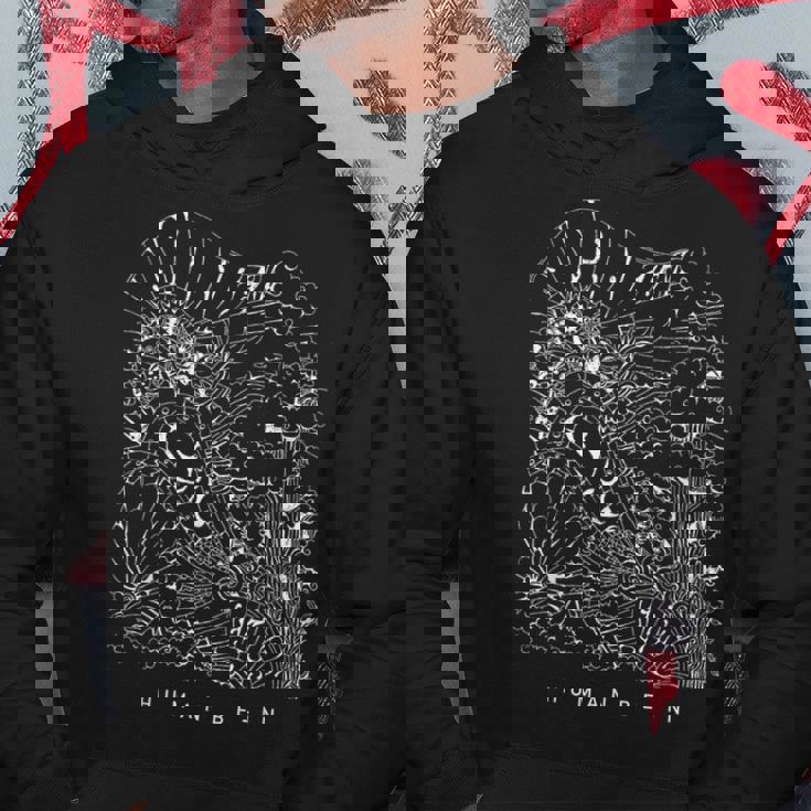 ボヘミアン ヒッピー サイケデリック ヨガ マインドフルネス デザイン パーカー 面白い贈り物