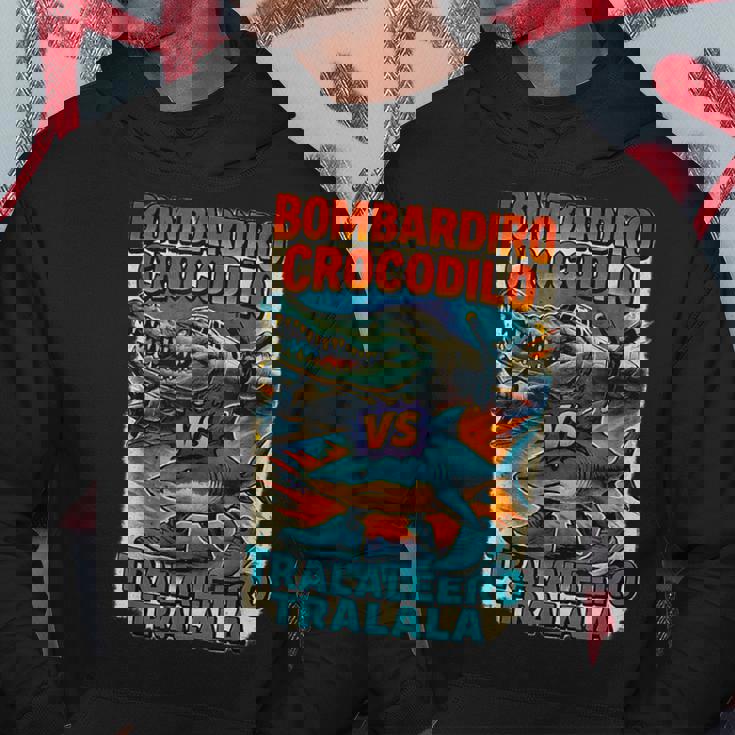 ボンバルディーロクロコダイロs トラレロトララーラ-イタリアンブレインロット パーカー 面白い贈り物