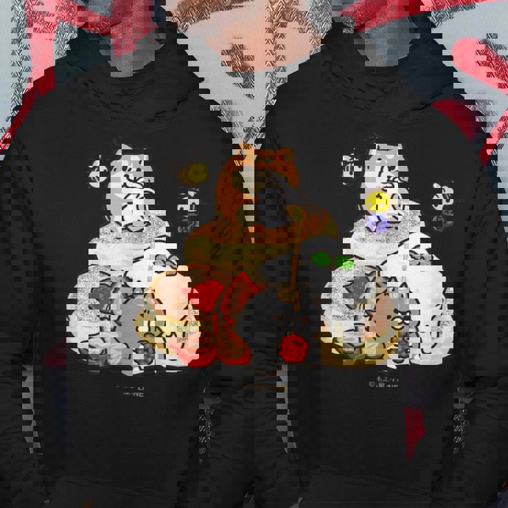 ボンレス犬とボンレス猫 パンケーキ パーカー 面白い贈り物