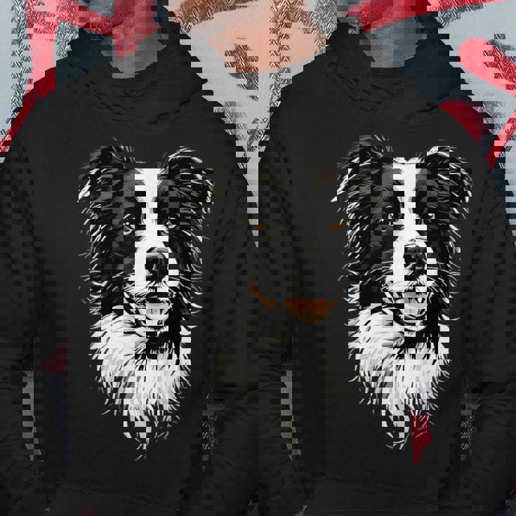 ボーダーコリー モチーフ 犬好き 子犬 かわいい ボーダーコリー パーカー 面白い贈り物