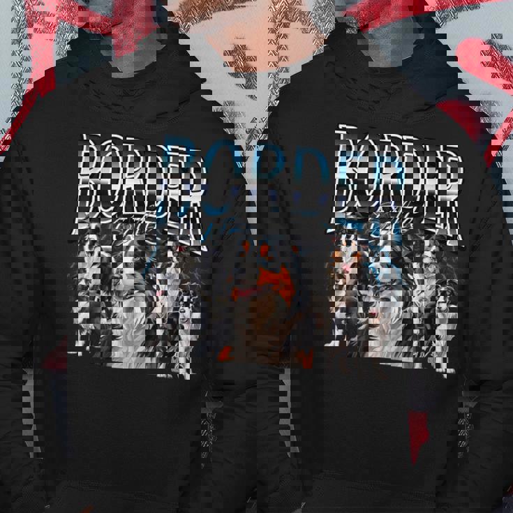 ボーダーコリー 犬 90年代 ブーツレッグ グランジ ラップ グッズスタイル パーカー 面白い贈り物