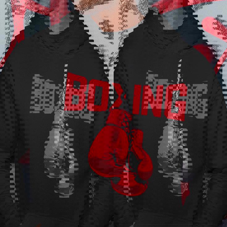 ボールド ボクシンググローブ キックボクシング ボクシング愛好家 ボクサー パーカー 面白い贈り物