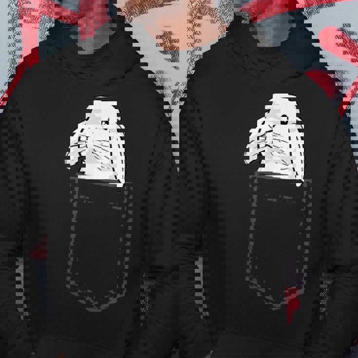 ポケットうさぎ ウサギ好き うさぎ好き うさぎの飼い主 おもしろ うさぎ 兎 パーカー 面白い贈り物