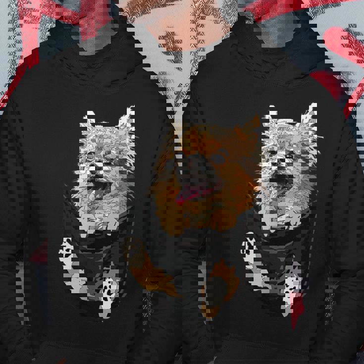 ポケットに入ったチワワ チワワ 長髪 チワワ 犬好き パーカー 面白い贈り物