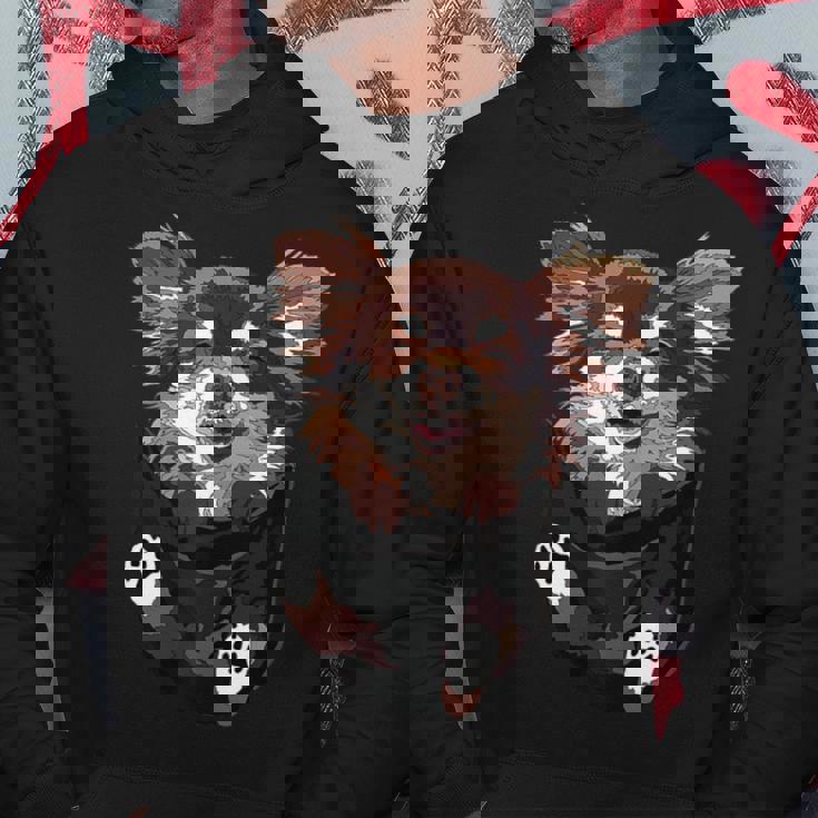 ポケットの中のチワワ 面白い チワワ 長髪 犬好き パーカー 面白い贈り物