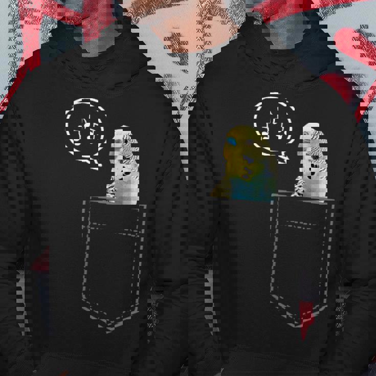 ポケットインコのセキセイインコ 面白くてかわいいセキセイインコ 鳥の飼い主 パーカー 面白い贈り物