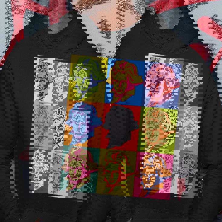 ポップアートクラシック音楽 音楽家 ベートーヴェン ヴァイオリン ピアノ チェロ 練習 音楽好き おもしろ デザイン パーカー 面白い贈り物