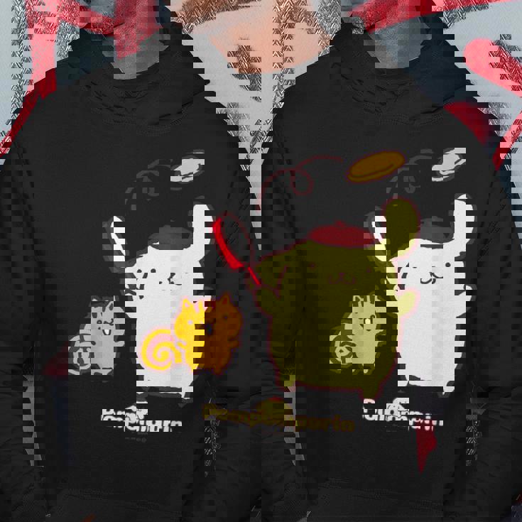 ポムポムプリン＆ベーグル パーカー 面白い贈り物