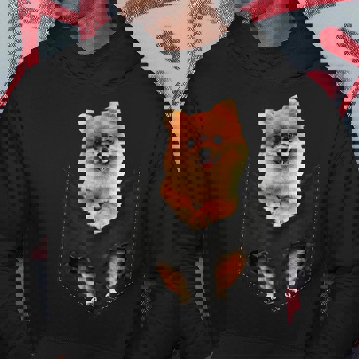 ポム犬愛好家のためのポケットに入った面白いポメラニアン。 パーカー 面白い贈り物