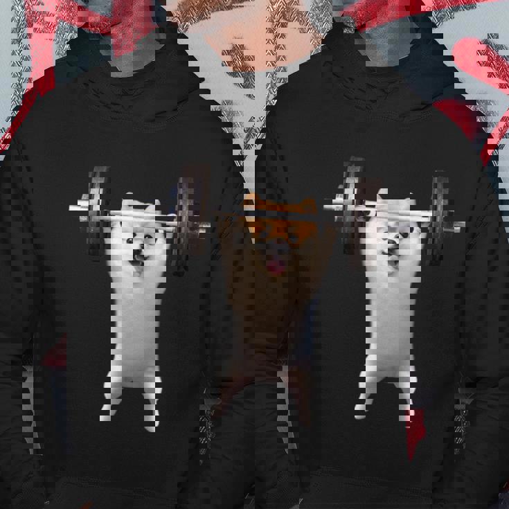 ポメラニアン イヌ 面白いtシャツ 犬 筋トレ 文字入り メンズ おもしろ 面白い 服 グッズ 文字tシャツ ネタ パーカー 面白い贈り物