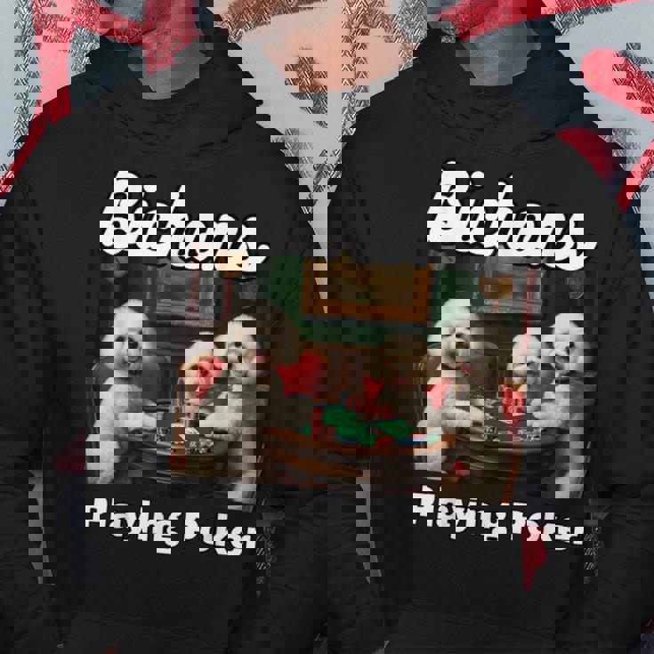 ポーカーをする犬 ビション・フリーゼ ビション・フリーゼの犬種 パーカー 面白い贈り物