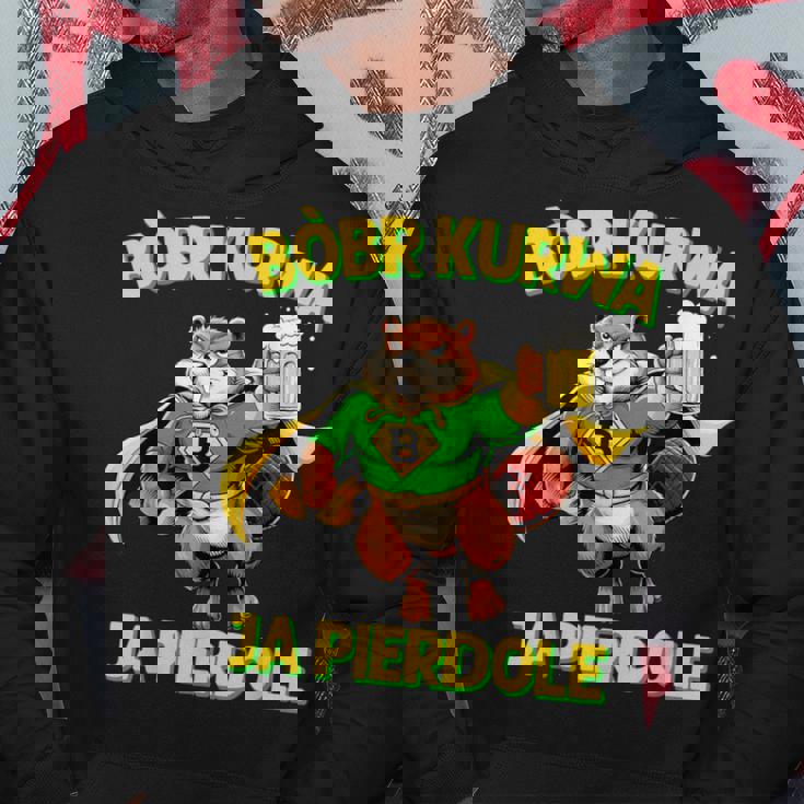 ポーランド製bober Meme Bóbr Bober Kurwa ポーランドビール はいpierdole パーカー 面白い贈り物