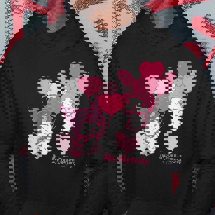 マイメロディ Usデザイン ハート パーカー 面白い贈り物