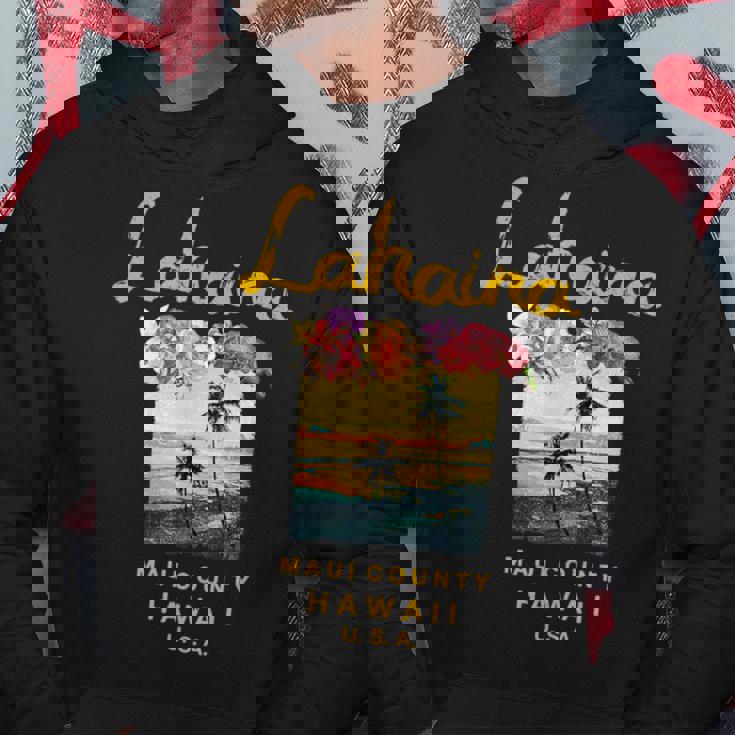 マウイ ラハイナ ハワイ ヴィンテージ ハワイアン パーカー 面白い贈り物