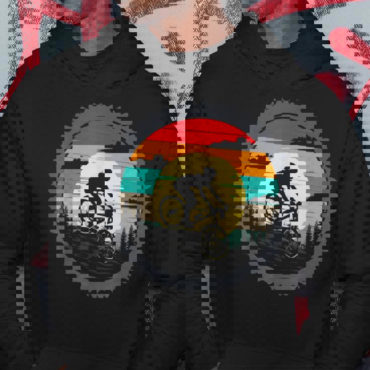 マウンテンバイク サイクリング レトロ ヴィンテージ Mtb 自転車ライダー パーカー 面白い贈り物