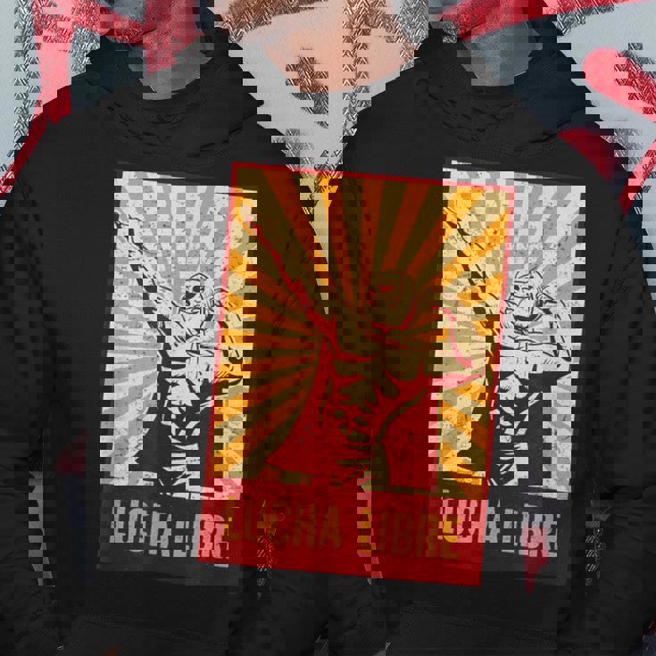 マスク付きレスラー – ルチャリブレ メキシカンレスリング パーカー 面白い贈り物