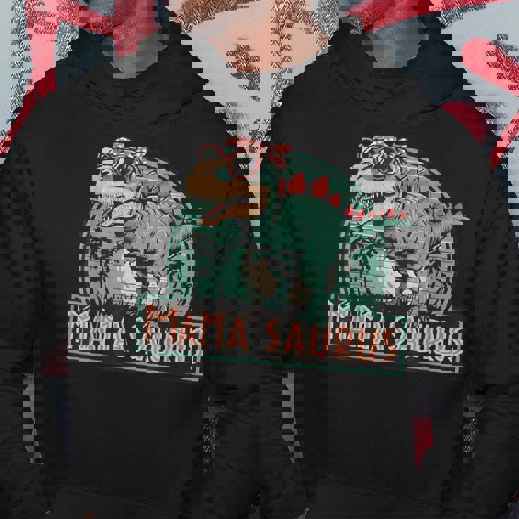 ママサウルス恐竜レトロママのレトロ面白い パーカー 面白い贈り物