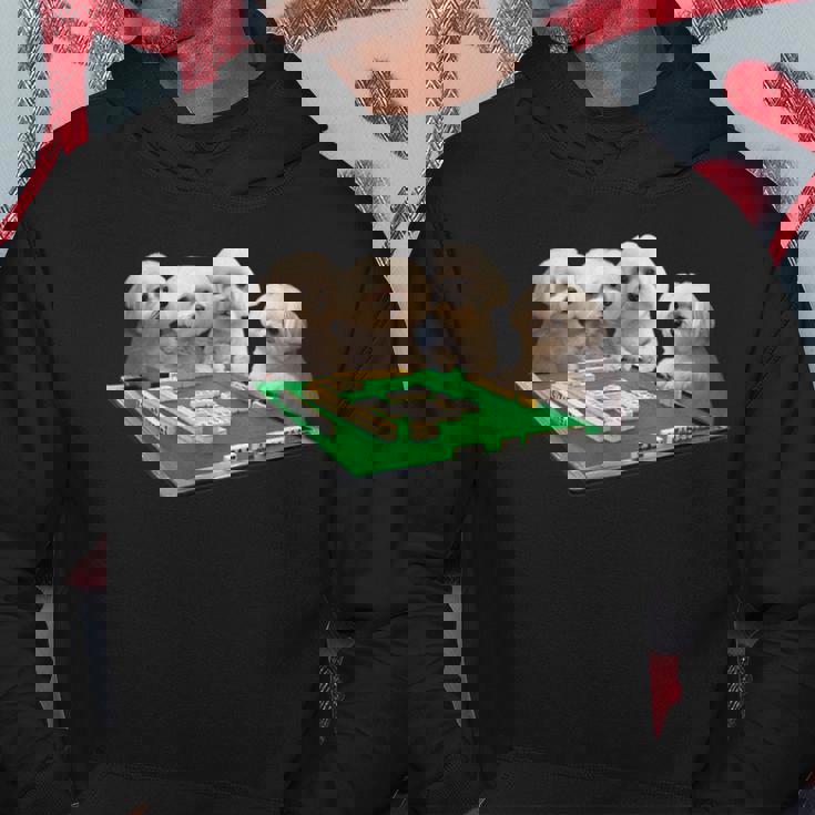 マルチーズ 犬 麻雀 面白いtシャツ 文字入り メンズ おもしろ 面白い 服 おもしろグッズ ネタ 雀士 パーカー 面白い贈り物