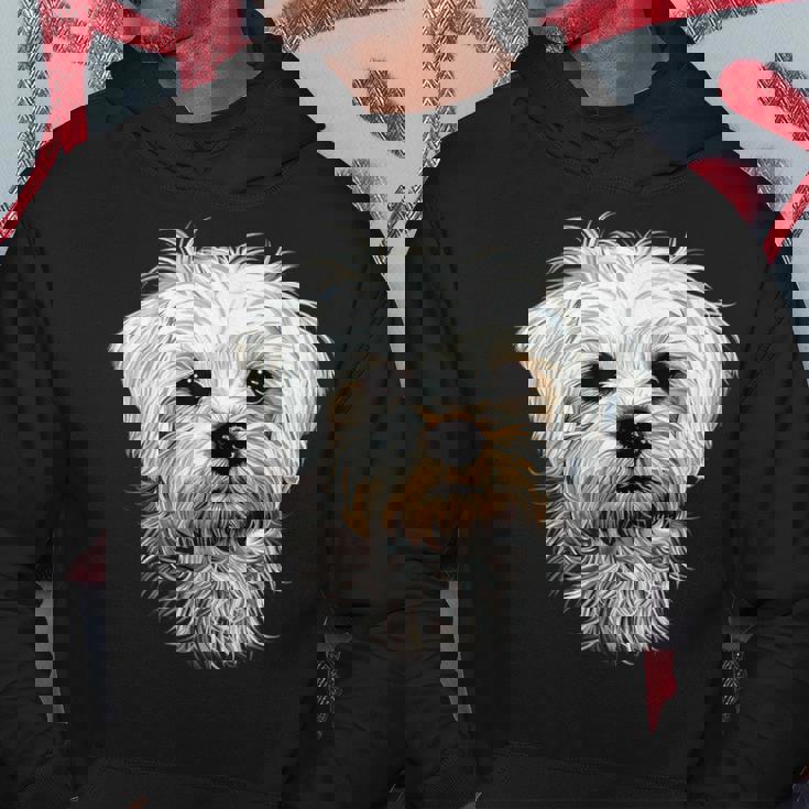 マルチーズ小型マルチーズ犬犬大好き甘いマルチーズ パーカー 面白い贈り物