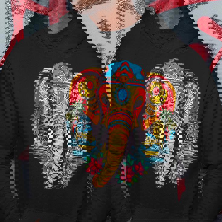 マンダラ タイ 象 恋人 タイ バックパッカー パーカー 面白い贈り物