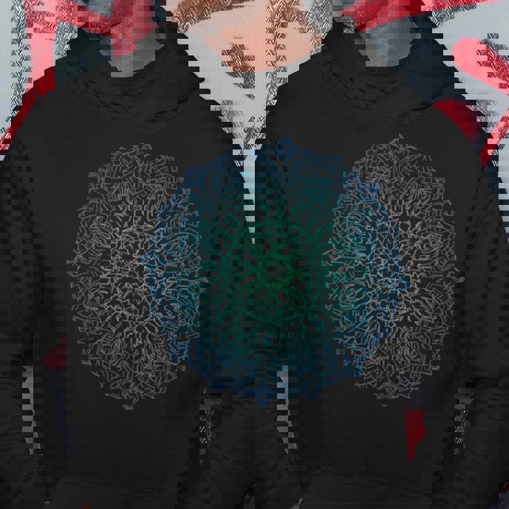 マンダラ神聖幾何学瞑想 パーカー 面白い贈り物