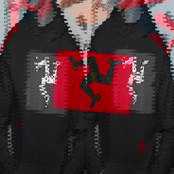 マン島の旗、マンクスの旗、トリスケリオン。ティンウォルドの日に。 パーカー 面白い贈り物