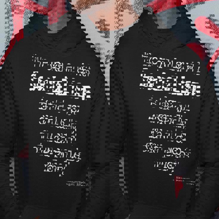 マーガレット・サッチャー 引用 The Problem Withocialism パーカー 面白い贈り物