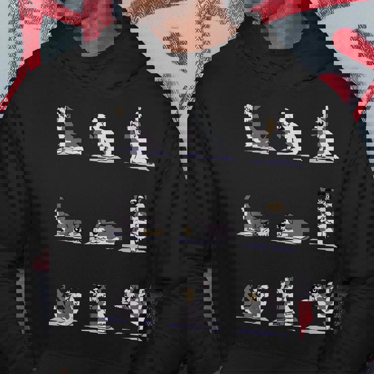 ミニチュア シュナウザー ヨガ パーカー 面白い贈り物