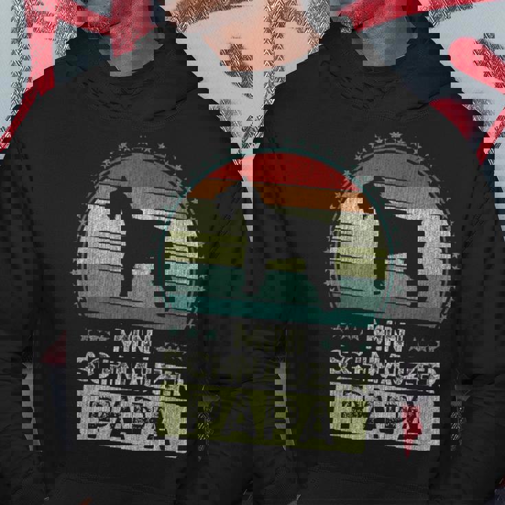 ミニチュアシュナウザー 父の日 ミニチュアシュナウザーパパ パーカー 面白い贈り物