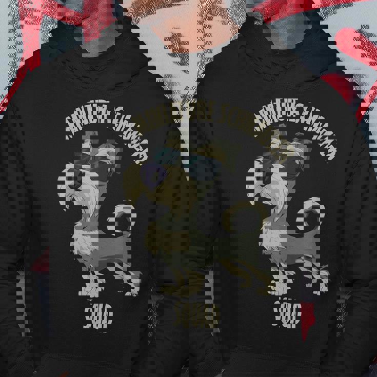 ミニチュアシュナウザー隊 I Dog Lover I ミニチュアシュナウザー パーカー 面白い贈り物