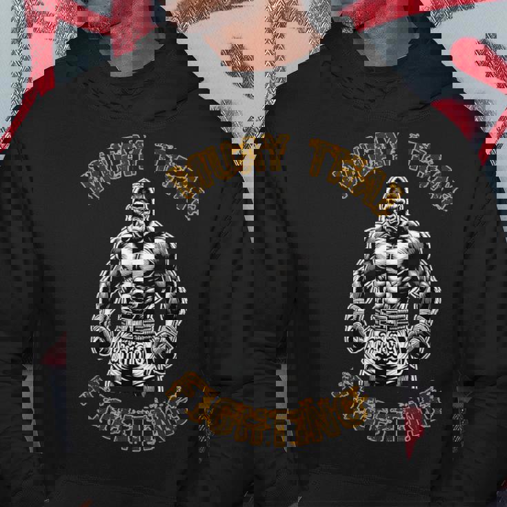 ムエタイ・ゴリラ ゴリラ・キックボクシング・タイ・ボクシング パーカー 面白い贈り物