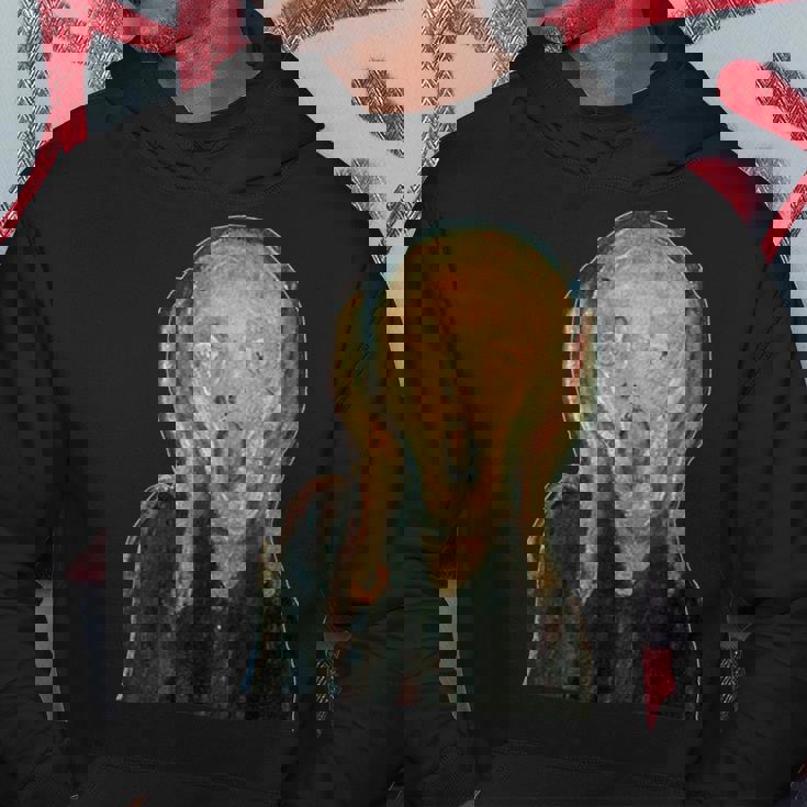 ムンクの叫び《切り抜き》【世界の名画】エドヴァルド・ムンク Munch 美術館アート パーカー 面白い贈り物