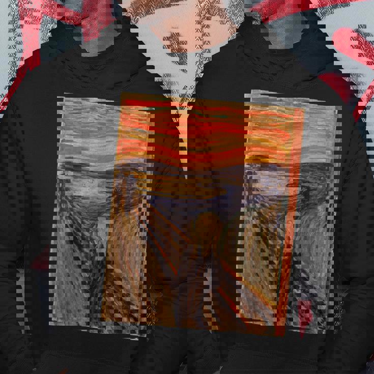 ムンクの叫び【世界の名画】エドヴァルド・ムンク Edvard Munch 美術館アート パーカー 面白い贈り物