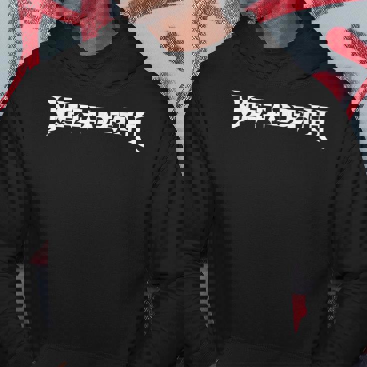 メガデス ホワイトロゴ パーカー 面白い贈り物