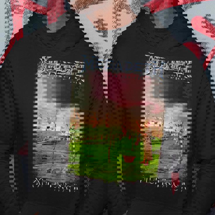 メガデス-ユーサナシア パーカー 面白い贈り物