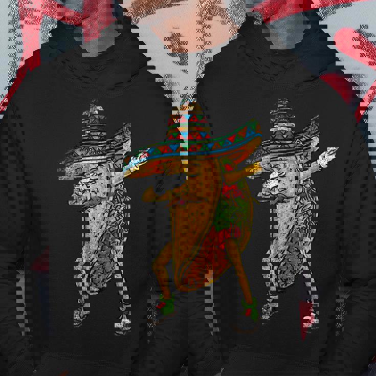 メキシコのタコスをダビングする Cinco De Mayoビンテージ パーカー 面白い贈り物