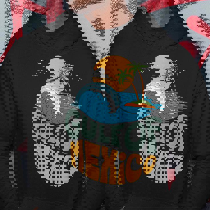 メキシコ湾 1550 レトロ ビーチ ゴルフォ・デ・メキシコ メンズ レディース パーカー 面白い贈り物