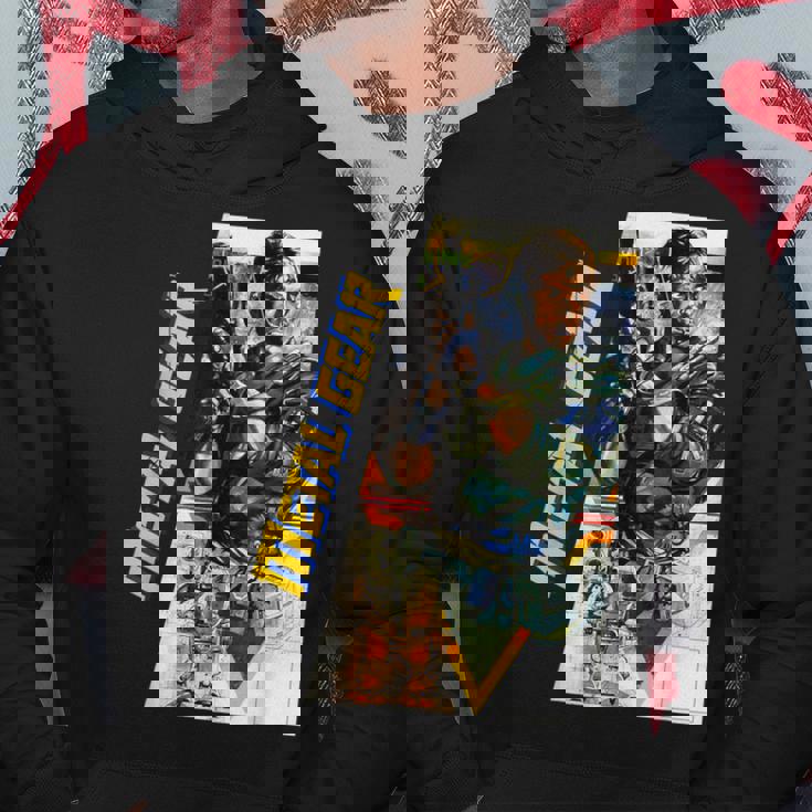 メタルギアボックス アート タクティカル スパイ活動 レトロゲーマー パーカー 面白い贈り物