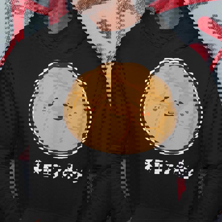 メロンパン 菓子パン パン かわいい 顔 八の字眉 笑い おもしろ キャラクターキャラクター メロンパン好き パーカー 面白い贈り物