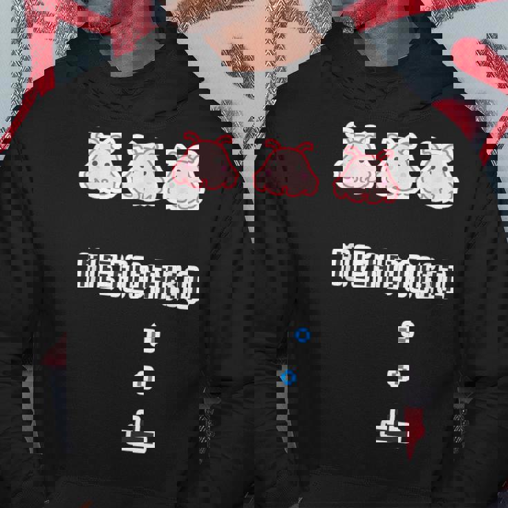 メンダコ《インベーダー》【どうぶつフレンズ】ゲーム パロディ 水族館 ゆるくて かわいい 面白い 動物 キャラクター パーカー 面白い贈り物