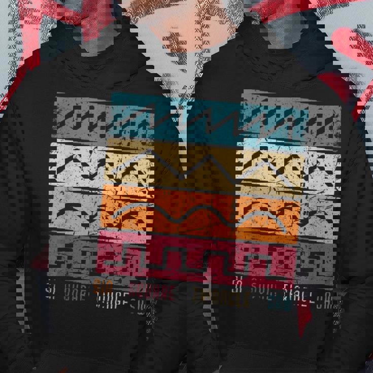 モジュラー シンセサイザー テクノ ビンテージ アナログ 波形 パーカー 面白い贈り物