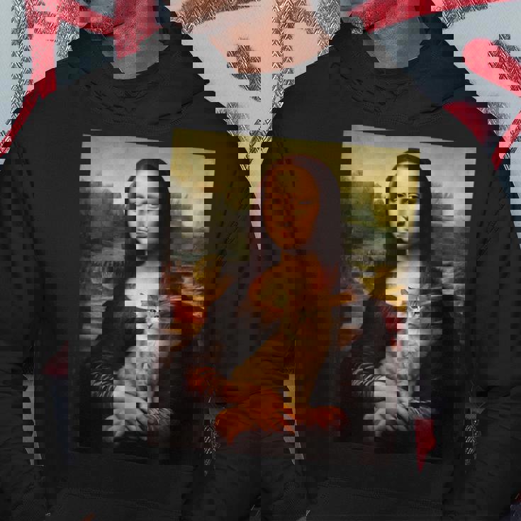 モナリザ 猫 パーカー 面白い贈り物